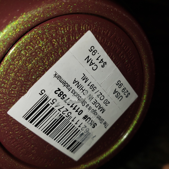 Starbucks 2022 Holiday Glitter Sheen ‘Iridescent Jewel’ SS Bottle Tumbler - Picture 5 of 5